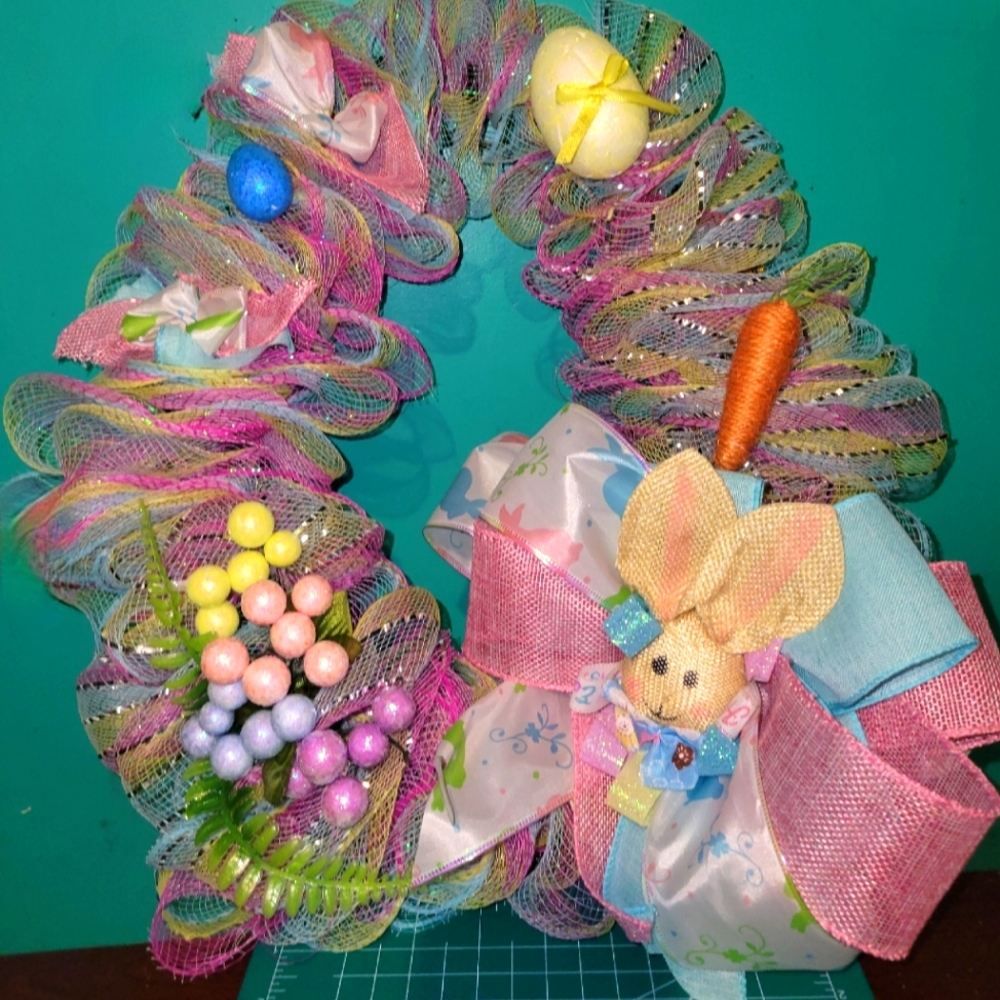Easter egg wreath